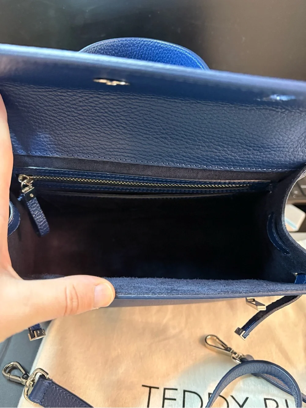 Teddy Blake Ava 11” in Blue Jeans with Silver Hardware - Picture 6 of 12